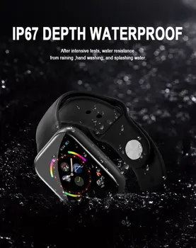 I5 Smart Žiūrėti Vandeniui Širdies ritmo Monitorius Fitness Tracker Pedometer Apyrankę pk IWO 8 10 Sporto Žiūrėti Už Garbę 