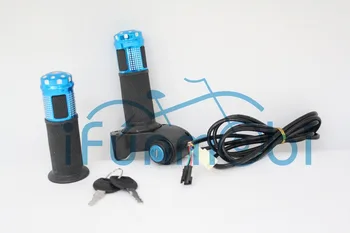 IFunmobi Ebike elektrinis dviratis Twist Sklendės, Akceleratoriaus Su Elektros Rakinimo Įvairių Spalvų su skaitmeniniu ekranu nuoma