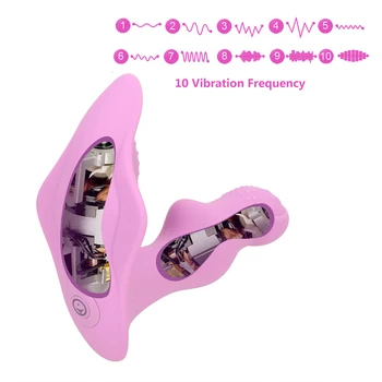 IKOKY Nešiojami Vibratorius Dildo Vibratorius Belaidžio Nuotolinio valdymo Sekso Žaislai Moterims, Klitorio Stimuliatorius Moterų Masturbator 10 Greitis