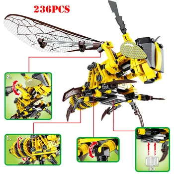 Imituojamas Vabzdžių Dragonfly Bičių Drugelis Gyvūnus Duomenys Kūrimo Bloką Įrangos Pardavimas, Biuro Įrangos Kūrėjas Apšviesti Plytas, Vaikams, Žaislai, Gimtadienio Dovana