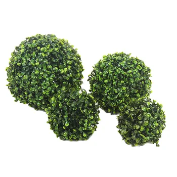 Imituoti Žalia Žolė Kamuolys Plastiko Augalų Ornamentais Šalis Dekoro Sodo Puošimas, Vestuvių Papuošimas Dirbtinės Gėlės 
