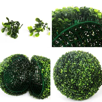 Imituoti Žalia Žolė Kamuolys Plastiko Augalų Ornamentais Šalis Dekoro Sodo Puošimas, Vestuvių Papuošimas Dirbtinės Gėlės 