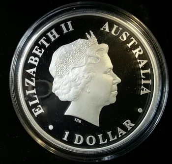 Imties tvarka,nemokamas pristatymas 1pcs/daug m. 1 oz Sidabrinė Australijos Pleišto Tailed Erelio Moneta