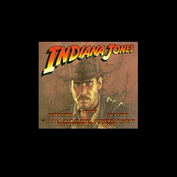 Indiana Jones' Didžiausių Nuotykius NTSC Versija, 16 Bitų 46 Pin Didelis, Pilkos spalvos Žaidimo Kortelės JAV Žaidėjų