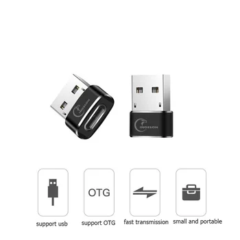 INGELON 50pcs USB C Adapteris USB Vyrų ir C Tipo Moterų Adapteris, skirtas 