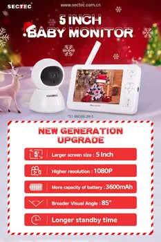 INQMEGA 1080P HD Tuya Kamera, Patalpų Wifi Dviejų krypčių Garso 2MP, IR Fotoaparato Perkelti Stebėjimo Įspėjimo Smart Vienas Klavišas Skambinimo Namų Apsaugos Kamera,