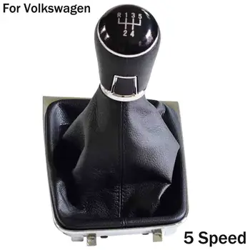 Instrukcija 5 6 Greičio Automobilio Stilius Volkswagen VW Golf7 MK7 2013 m. m. m. 2016 m. 2017 Pavarų Perjungimo Mygtukas Jungiklis Su Gaiter Įkrovos Dangtis