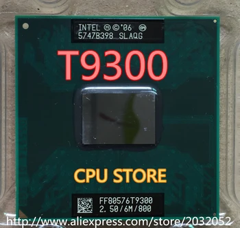 Intel Core 2 Duo T9300 t9300 2,5 GHz 6M 800MHz Procesorius Socket P SLAYY SLAQG CPU (darbo Nemokamas Pristatymas)