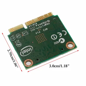 Intel Dual Band Wireless-AC 7260HMW Mini PCI-E BT4.0 Kortelės HP BIS 710661-001