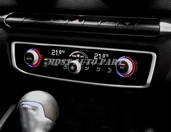 Interjero Certre Konsolės Oro Sąlygos Perjungti Padengti Apdaila Audi Q2 GA 2016-2020 Automobilių accesories interjero Automobilių apdailos