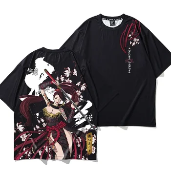 Internete Kinų Parduotuvės Tee Viršūnes Nacionalinės Azijos Drabužių Harajuku Kimono Streetwear T-Shirt Hip-Hop Vasaros 2020 Japonijos Viršuje FF2693