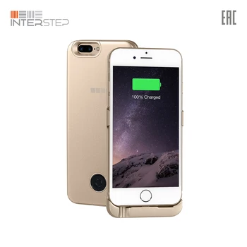 Interstep baterija atveju iPhone, 8p/7p/6Plus 5000 mAh, Aukso