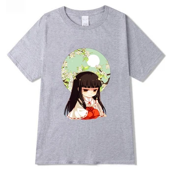 Inuyasha Sesshoumaru Juokingas Animacinių filmų Marškinėliai Higurashi Kagome Grafinis T-shirt Mados Anime Marškinėlius 90s Viršų