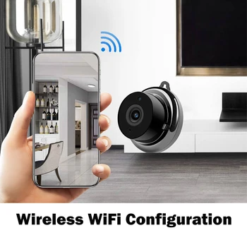 IP Kameros 1080P HD Wifi Mini Kamera Home Security P2P VAIZDO Kamera, WiFi Naktinio Matymo Belaidės Stebėjimo Kameros Nuotolinio Stebėti