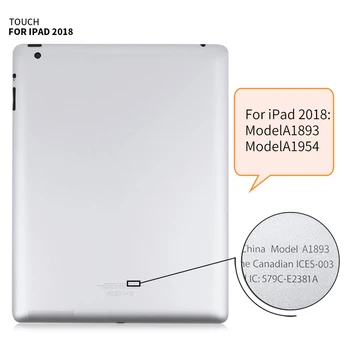 IPad 2018 Touchscreen skaitmeninis keitiklis iPad 6 iPad 9.7 2018 Jutiklinio Ekrano Stiklo plokštė Pakeitimo Jutiklis A1893 A1954