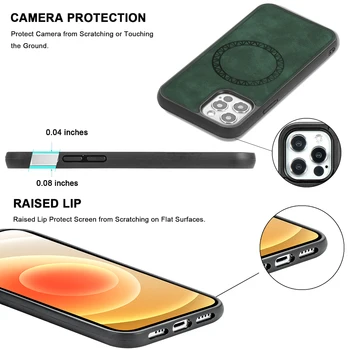 IPhone 12 Pro Max iPhone 12 mini Odinis dėklas galinį Dangtelį, atsparus smūgiams Apsauginis Įrengtas PC apsauginis Dangtis Belaidžio įkrovimo