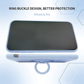 IPhone 12 Pro Max Žiedas, Stovas Telefono dėklas Skirtas Apple iPhone 12 Mini Minkštas Silikoninis Galinio Dangtelio iPhone 12 TPU Turėtojas Atvejais