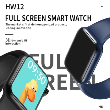 IWO Pro HW12 Smart Watch Ekrano Širdies ritmo Monitoringo Pranešimą Push1.63inch Visą Ekraną VS iwo12 13 T500 T600 T900 w46