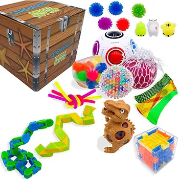 Išskleidimo Jutimo Fidget Žaislų Rinkinys Įtempių Žaislus Vaikams, Suaugusieji Makaronų Virvę Žaislas Vaikams Suaugusiųjų Nerimo, Streso Reljefo Žaislas