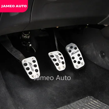 Jameo Auto 1 Set Automobilių Stabdžių Pedalas Akseleratoriaus Dujų Pedalai Mygtukai Padengti Tinka Ford Naujos Fiesta MK7 2009 - 2017 Priedai
