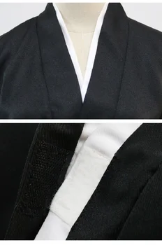 Japonų Anime Bleach Ichigo Cosplay Kostiumų Mens Nustatyti Juodas Apsiaustas Viršūnes Kelnes Helovinas Kostiumai