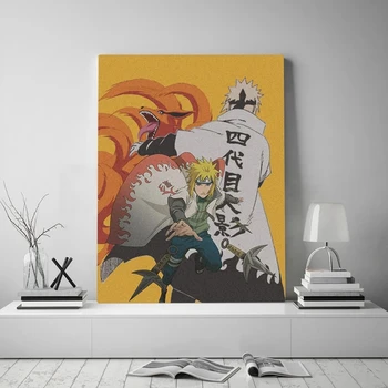 Japonų anime Naruto Namų Puošybai Spaudinių Tapyba Nuotraukos Sienos Meno kūrinius, Modulinės Šiuolaikinės Drobė Plakatas Lovos Fone
