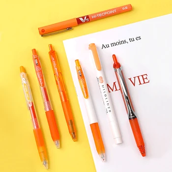 Japonų gamintojas Gelio rašiklis žymėjimo įrankis Įvairių kombinacijų 0.5/0.38 mm Studentų pažymi, specialusis spalvos derinys