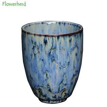 Japonų Keramikos, Porceliano Arbatos Puodelio Teaware Vieną Didelį 250ml Yerba Mate Arbatos Puodelio Kavos Puodelį, Spalvinga Kung Fu Arbatos Puodelio Rinkinys