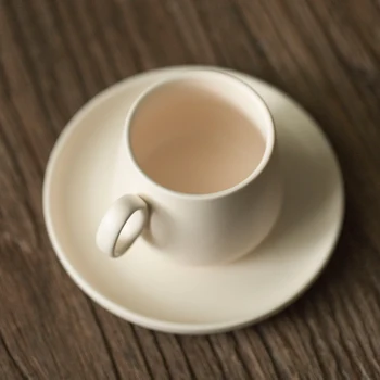 Japonų minimalistinės kavos puodelis nustatyti Matinis matinis keramikos puodelis