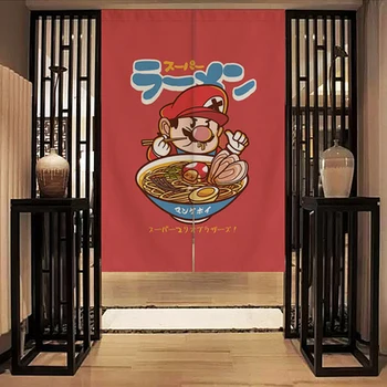 Japonų stiliaus Lininis Audinys, užuolaidų, virtuvės, miegamojo restoranas lango siena svetainės viešbutis, kavinė durų užuolaidos