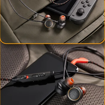 JBL QUANTUM50 Laidinio In-ear Žaidimų Ausinės E-sporto Ausines su Mic for Mobile/PlayStation 4/Nintendo Jungiklis/ 