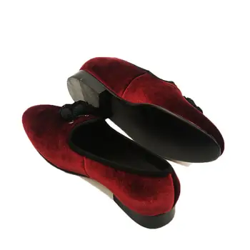Jeder Schuh Vyrų Batai Italų Dizainą, Unikalų Stilių Liežuvis Su Kutai Vestuvėms Ir Pokyliams Rūkymas Šlepetės Butai