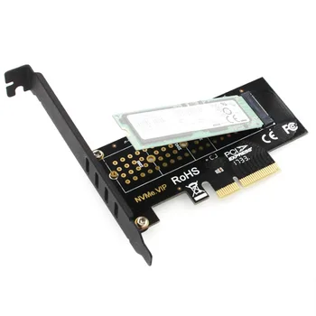 JEYI SK4 Pro 2 M. SSD Į PCIE X4 Adapteris Klavišą M Interface Card PCI Express 3.0 x4 su Šilumos Kriaukle už NVMe 2230-2280 m.2 FULL SPEED