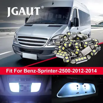 JGAUT 10vnt Automobilio LED Lemputės Interjero Paketas Rinkinys, Skirtas 