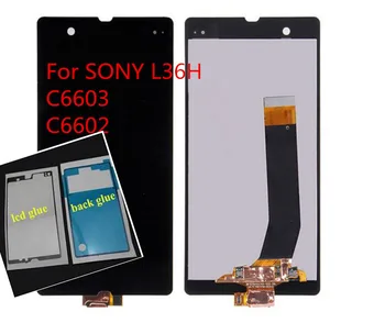 JIEYER lcd Sony Xperia Z L36h C6606 C6603 C6602 C6601 C660X LCD Ekranas skaitmeninis keitiklis Jutiklinis Ekranas sony z c6603 lcd