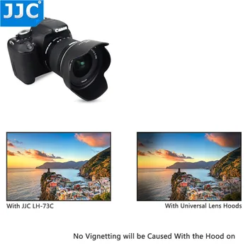 JJC Fotoaparato Objektyvo Gaubtą, Canon EF-S 10-18mm f/4.5-5.6 IS STM pakeičia EW-į jos 73c