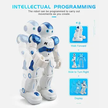 JJRC R2 RC Robotas Žaislas Protingas Robotas, Dainavimo, Šokių Kalbėti Švietimo Humanoidų Prasme Indukcinis RC Robotas Vaikams, Vaikų Žaislas