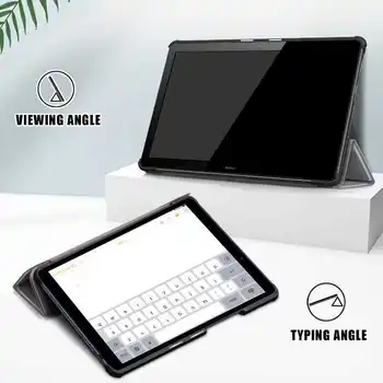Joomer Mados Stovėti Auto Pabusti Miego Smart Atveju, Huawei MediaPad T5 Tablet Case Cover