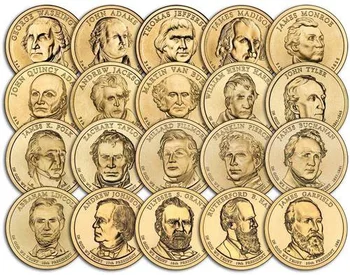 Jungtinių valstijų Prezidento Monetų 2007-2016 Pilnas Komplektas 39 Vienetų Unc Nekilnojamojo Originalus Monetų Kolekciją 1 set