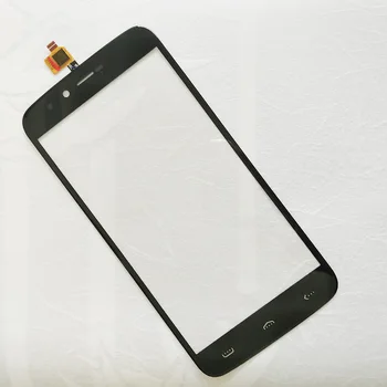 Juoda 5.5 colių priekinės stiklo Homtom HT50 Jutiklinis Ekranas Touch Panel Objektyvo Pakeitimo HT 50 + Įrankiai
