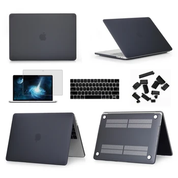 Juoda Guma Sunku Padengti Odos Nustatyti klaviatūros dangtelis Apple Macbook Pro Oro 