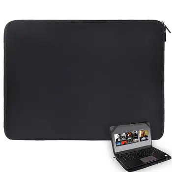 Juoda Laptop Notebook Sleeve Krepšys, atsparus Vandeniui Neopreno dėklas su 4 Strps Už 10