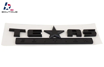 Juoda Texas Edition SIERA Silverado Durų Kamieno Logotipas Ženklelis Lipdukas