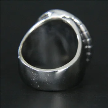 Juosta Šalis, Karšto Rūkymo Vyrų Žiedas 316L Nerūdijančio Plieno Žiedas Cool Punk Stiliaus Mados Polihsing Ovalo formos Žiedas