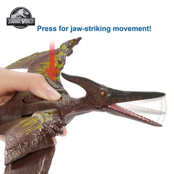 Juros periodo Pasaulio Žaislų Dinozaurai Garso Strike Pteranodon Autentiški Tekstūros Kreidos Kilnojamojo Sąnarių Dinozaurų Vaikams, Žaislai GJN68