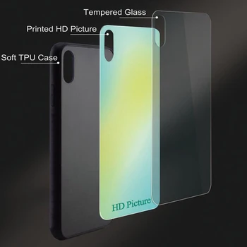 K pop Telefoną Atveju Huawei P Smart 2019 Padengti P10 P20 30 Pro Mate 20 Garbę 7A Pro 9 10 Lite Y6 Y9 Grūdintas Stiklas