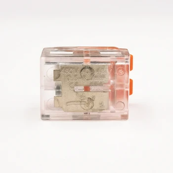Kabelio Jungtis 6mm2 Oranžinės spalvos Mini Greita Jungtis Universalus Kompaktiškas Kabelio Jungtis, Namų apyvokos Vielos Terminalo Jungtis