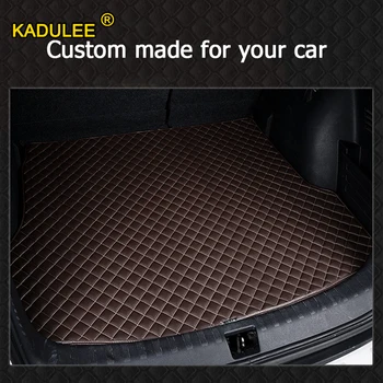 KADULEE custom automobilio bagažo skyriaus kilimėlis BMW visi medels X3 X1 X4 X5 X6 Z4 525 520 f30 f10 e46 e90 automobilį optikos custom automobilių linijinių krovinių