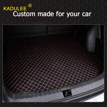 KADULEE custom automobilio bagažo skyriaus kilimėlis BMW visi medels X3 X1 X4 X5 X6 Z4 525 520 f30 f10 e46 e90 automobilį optikos custom automobilių linijinių krovinių