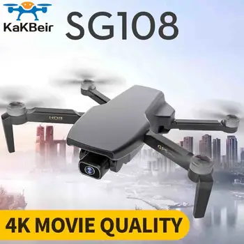 KaKBeir SG108 drone 4k HD 5G WiFi GPS dron brushless Variklio FPV drone 25 min skrydžio, rc atstumas 1km rc quadcopter vs e68 drone
